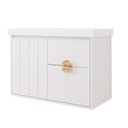 Ver imagem 2 de Gabinete para Banheiro 80cm com 1 Porta 2 Gavetas e Cuba de Embutir Copenhague