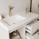 Ver imagem 4 de Gabinete para Banheiro 80cm com 1 Porta 2 Gavetas e Cuba de Embutir Copenhague