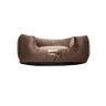 Cama Luppet Quadrada Super Luxo Para Cachorro Marrom M - 1