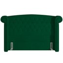 Ver imagem 3 de Cabeceira Cama Box Casal 140 Cm Sofia Bouclê Verde - Lyam Decor