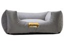 Ver imagem 1 de Cama Luppet Quadrada Super Luxo para Cachorro Cinza Gg
