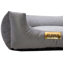 Cama Luppet Quadrada Super Luxo Para Cachorro Cinza GG - 3