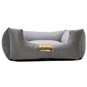 Cama Luppet Quadrada Super Luxo Para Cachorro Cinza GG