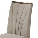 Ver imagem 3 de Conjunto 6 cadeiras Apogeu Imbuia/veludo Creme - Móveis Lopas