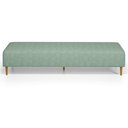 Ver imagem 5 de Kit 02 Puffs Decorativo Sala de Estar Bali W01 Pés Palito 170x60cm Linho Verde Menta - Lyam Decor