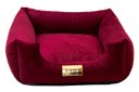 Ver imagem 3 de Cama Quadrada para Cachorro ou Gatos Super Luxo Luppet Bordo Gg