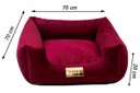 Ver imagem 5 de Cama Quadrada para Cachorro ou Gatos Super Luxo Luppet Bordo Gg