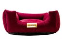 Ver imagem 1 de Cama Quadrada para Cachorro ou Gatos Super Luxo Luppet Bordo Gg