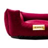 Cama Quadrada para Cachorro ou Gatos Super Luxo Luppet Bordo GG - 2