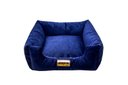 Ver imagem 2 de Cama Luppet Quadrada Super Luxo para Cachorro Azul M
