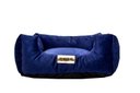 Ver imagem 1 de Cama Luppet Quadrada Super Luxo para Cachorro Azul M