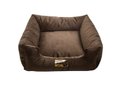 Ver imagem 2 de Cama Luppet Quadrada Super Luxo para Cachorro Marrom Gg