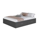 Ver imagem 3 de Cama Casal com 4 Portas Tókio para Colchões 190x140 Cm Ct1140 Art In Móveis