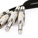 Ver imagem 5 de Cabo 2 P10 Mono para 2 Rca Santo Angelo - 4 Metros