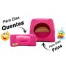 Cama Iglu e Toca Para Cachorro Luppet Luxo Rosa Poa - G - 6