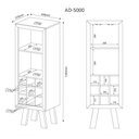 Ver imagem 7 de Adega Para 09 Garrafas Ad5000 Rustico Tecno Mobili Rustico