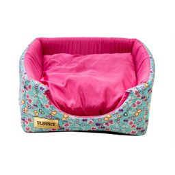 Cama Iglu e Toca Para Cachorro Luppet Luxo Rosa Borboleta - M - 4