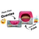 Ver imagem 6 de Cama Iglu e Toca para Cachorro Luppet Luxo Rosa Borboleta - M