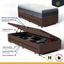 Ver imagem 6 de Cama Box Baú com Colchão de Espuma D45 Pillow Top Fort Comfort + Auxiliar Unique Solteiro 88cm