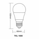 Ver imagem 2 de Lâmpada LED 13,5W Taschibra TKL 1600 Lumens Luz Branca - 1 Unidade - 6500K