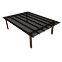 Ver imagem 1 de Kit Policarbonato Fume 6mm 4,00m X 6,00m - Perfis Naturais
