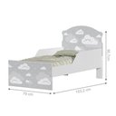 Ver imagem 3 de Cama Infantil Nuvens Cinza com Colchão Mini Cama
