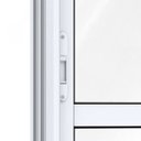 Ver imagem 2 de Porta de Alumínio de Correr 215x160cm 3 Folhas com Vidro Lucasa Eccellente