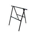 Ver imagem 1 de Kit 2 Cavaletes em Ferro Preto- 45 X 45