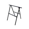 Kit 2 Cavaletes em Ferro Preto- 45 X 45 - 1