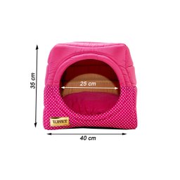Cama e Toca Iglu Pet Luppet Super Luxo para Gato ou Cachorro de - 2