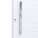 Ver imagem 4 de Porta de Alumínio Lambri 215x105cm com Puxador de 80 cm Lucasa Alumínio Branco