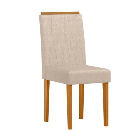 Cadeira Sala Jantar Ana Kit 2 Ype/bouclé Gelo