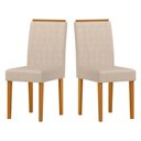 Ver imagem 2 de Cadeira Sala Jantar Ana Kit 2 Ype/bouclé Gelo