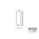 Ver imagem 6 de Porta de Alumínio Lambri 215x85cm com Maçaneta Lucasa Alumínio Branco