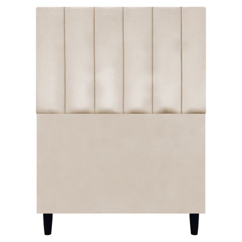 Cabeceira Decorativa Elen para Cama de Solteiro 90cm Suede Cores