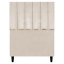 Ver imagem 1 de Cabeceira Decorativa Elen para Cama de Solteiro 90cm Suede Cores