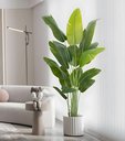 Ver imagem 1 de Bananeira Artificial Realista para Decoração Sala com 1.80m, Planta Decorativa para Casa e Eventos