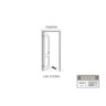 Porta Pivotante de Aluminio com Puxador de 1 metro 225x130 Lucasa Aluminio - 7
