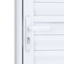 Ver imagem 2 de Porta de Alumínio de Giro Laminada com Ventilação 215 x 85cm Lucasa Eccellente Abertura Direita