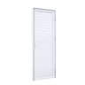 Porta de Alumínio de Giro Laminada com Ventilação 215 x 85cm Lucasa Eccellente - 1
