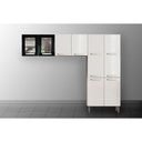Ver imagem 1 de Cozinha Modulada Bertolini Evidence 3 Peças (2aéreos+1paneleiro) Cpt58 Branco/preto-bertolini