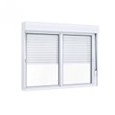 Ver imagem 2 de Janela de Alumínio Veneziana 120x120cm com Persiana Black Out Integrada Lucasa Alumínio