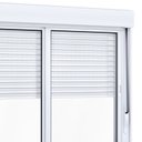 Ver imagem 4 de Janela de Alumínio Veneziana 120x120cm com Persiana Black Out Integrada Lucasa Alumínio