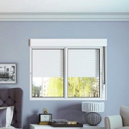 Janela de Alumínio Veneziana 120x150cm com Persiana Black Out Integrada Lucasa Alumínio - 3