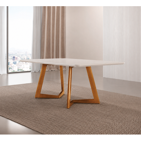 Mesa de Jantar Retangular Prisma – Imperial Móveis:1,35x90