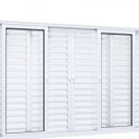 Ver imagem 3 de Janela de Alumínio Veneziana 120x200cm 4 Folhas Móveis 2 Fixas com Vidro Lucasa Eccellente 