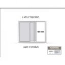 Ver imagem 4 de Janela Veneziana Alumínio Lateral 3 Folhas Eccellente 100x150cm Lucasa Branco