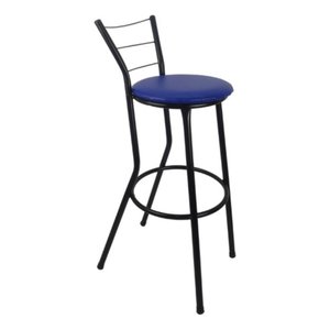 Banqueta Banco Alto Cozinha Alta Bar Bistro Area Americana:azul