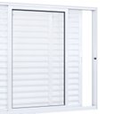 Ver imagem 4 de Janela Veneziana Alumínio Lateral 3 Folhas Móveis Lucasa Eccellente 100x150cm