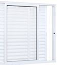 Ver imagem 4 de Janela Veneziana Alumínio Lateral 3 Folhas Móveis Lucasa Eccellente 100x150cm Branco